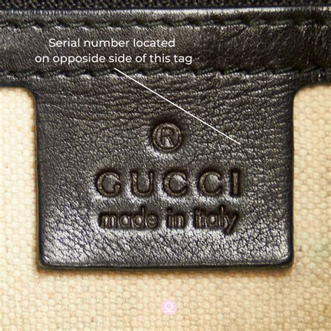 do all mens gucci bags have serial numbers|vintage Gucci bag serial number.